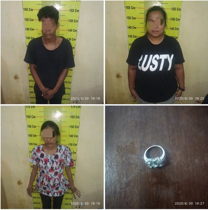 Polsek Deli Tua Ungkap Kasus Curat Modus Bongkar Rumah, 3 Terduga Pelaku Diamankan