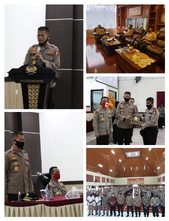 Empat Hari Menjabat, Kasektukpa Polri Kunjungan ke Pusdik Intel dan Pusdik Min