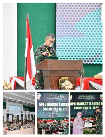 Pangdam I/BB Tutup Apel Dansat Tersebar Kodam I/Bukit Barisan