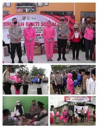 Mengisi Rangkaian HUT Bhayangkara ke 74, HKGB Ke 68 & HUT POLWAN ke 72, Setukpa Lemdiklat Polri Melaksanakan Giat Baksos