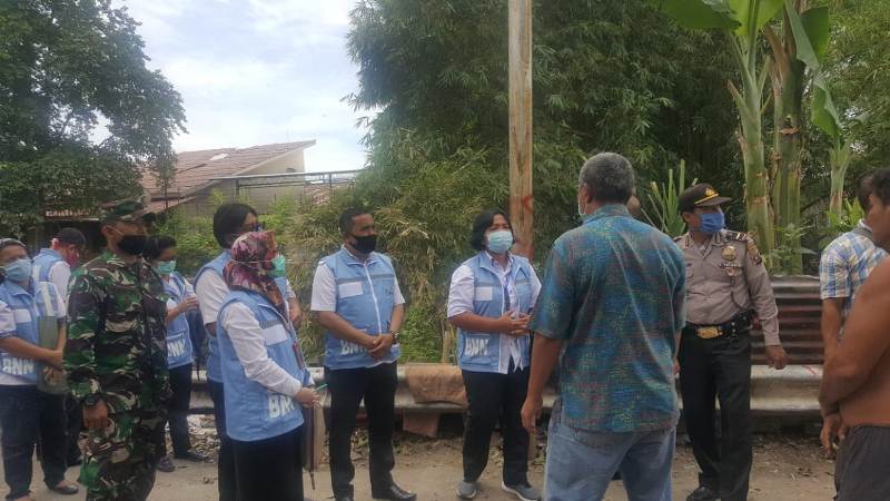 Kanit Binmas Polsek Medan Helvetia Dampingi BNP Sumut Sosialisasi Narkotika
