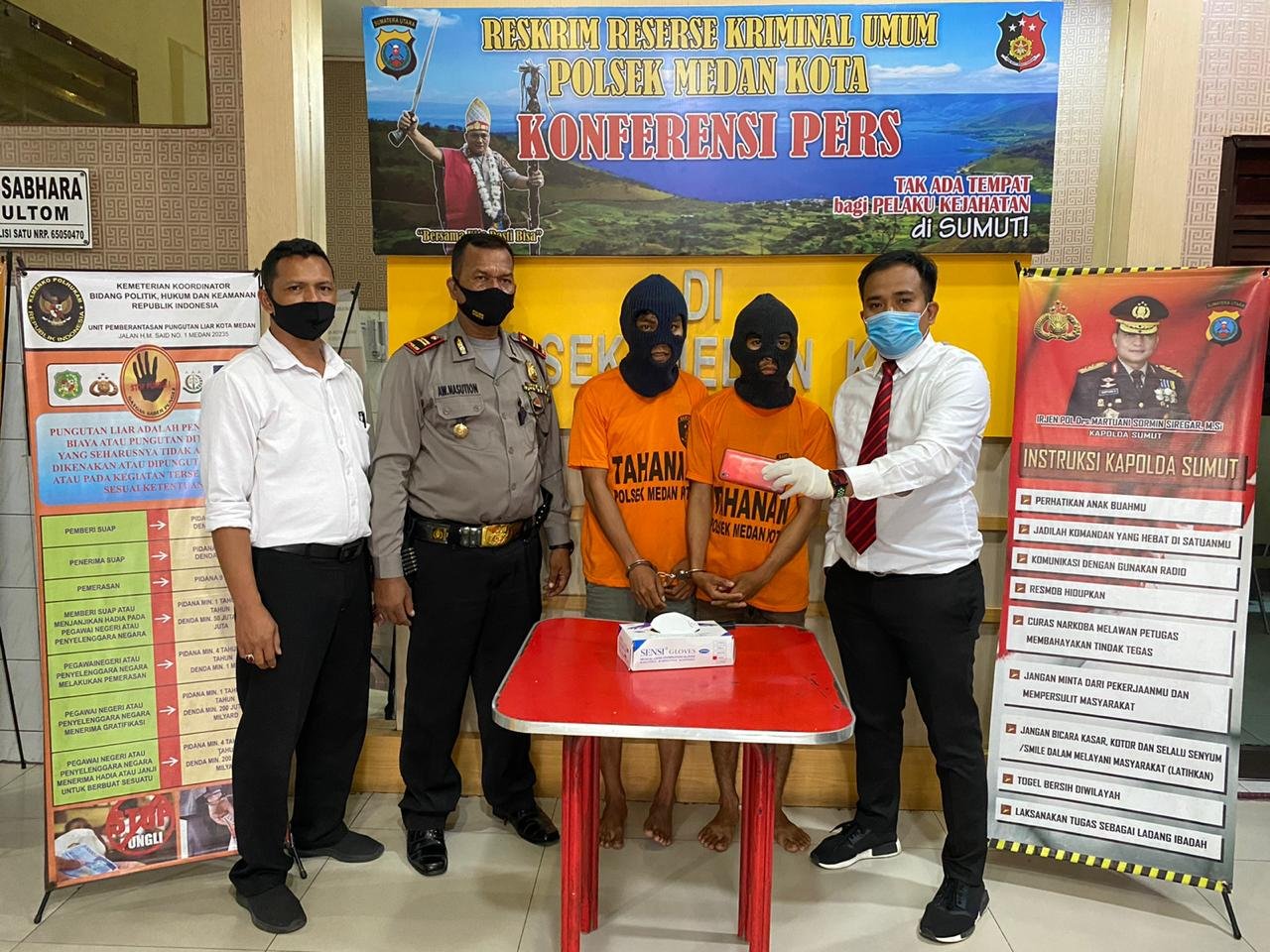 Tekab Polsek Medan Kota Amankan Seorang Pelajar Perampok HP