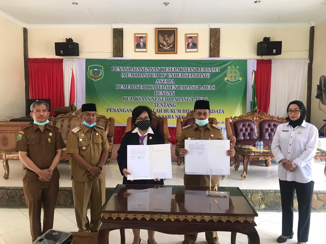 Pemkab Palas-Kajari MoU Penanganan PTUN