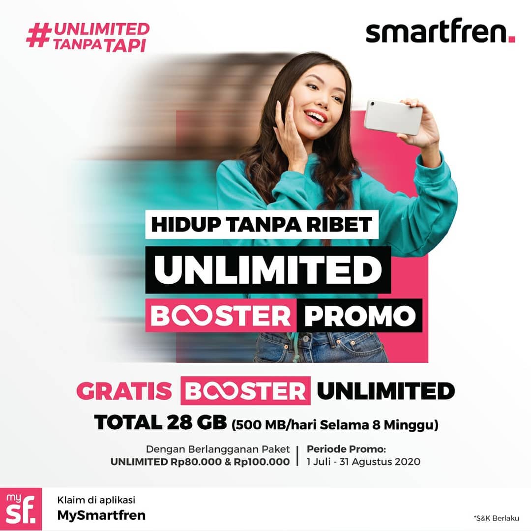 Smartfren Luncurkan Booster Unlimited dengan Harga Mulai Rp2.000