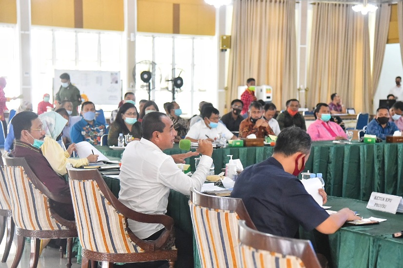 Pilkada Serentak 2020 di Sumut  Gubernur Harapkan Koordinasi Aktif  Penyelenggara dan Pemda