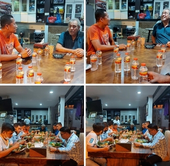 Kodrat Shah Terima Kunjungan Mayor Dani Danyon Kaveleri 6/Naga Karimata