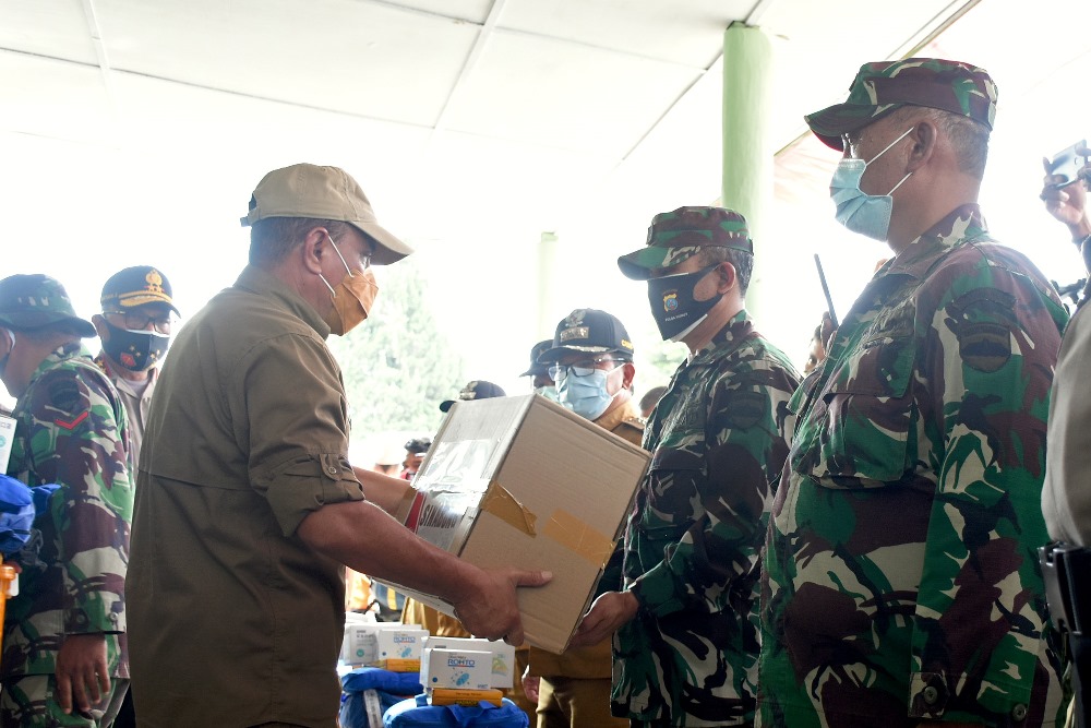 Dandim 0205/TK : Bersama Polri Telah membentuk 10 pos di zona merah