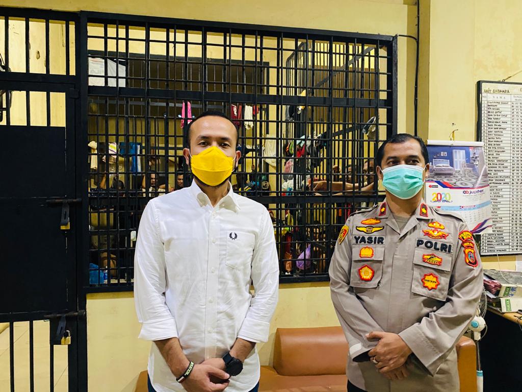 Ketua Pansus Covid-19 DPRD Provsu Kunjungi RTP Polsek Sunggal