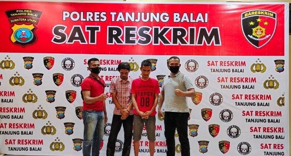 Duo Jurtul Togel Diamankan Tekab Sat Reskrim Polres Tanjung Balai