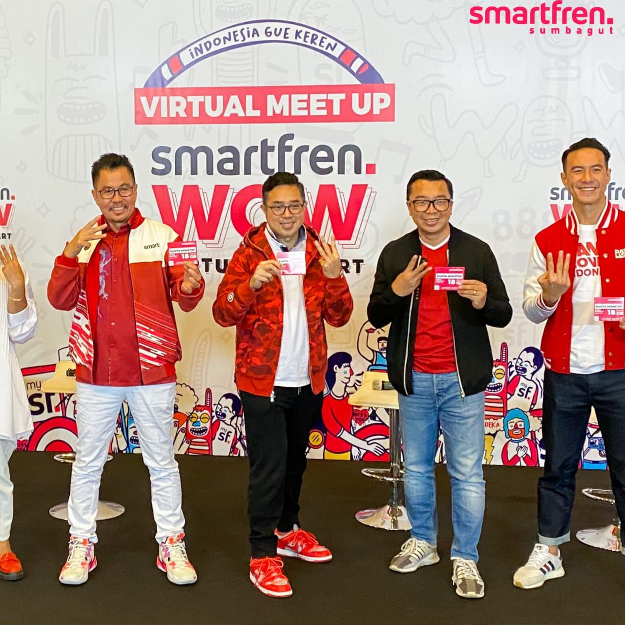 8 Agustus 2020 Tonton Smartfren WOW Virtual Concert, Konser Virtual Pertama Disiarkan Langsung dari 3 Negara