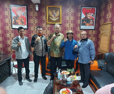 Ketua MPW PP Sumut Kodrat Shah Terima Kunjungan IKA UMN Alwasliyah Sumut