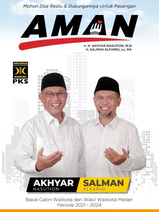 Lembaga Survei CRC Merilis Kalau Pilkada Hari  Ini, Akhyar - Salman Menang