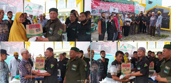 FUI SU DPD Deli Serdang Serahkan Bantuan Korban Kebakaran Perumnas Mandala