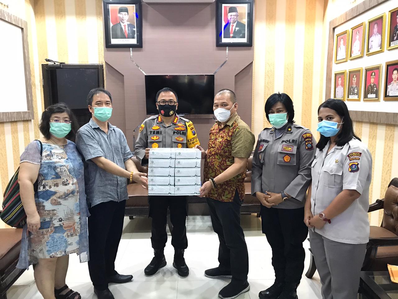 Polres DS Terima Alkes Rapid Test