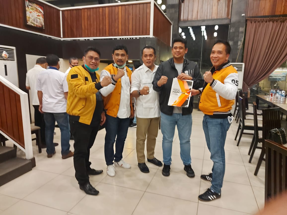 Besok Bobby Nasution Daftar ke KPU Medan, Partai Hanura Siap Dukung Dan Menangkan
