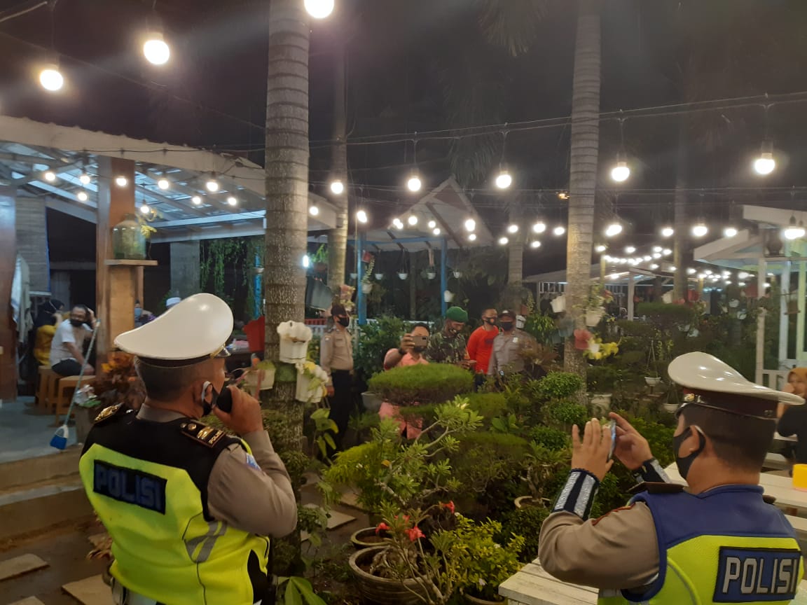 Polres Tanjung Balai Disiplinkan Warga dengan Menggelar Patroli Gabungan Patuhi Protokol Kesehatan