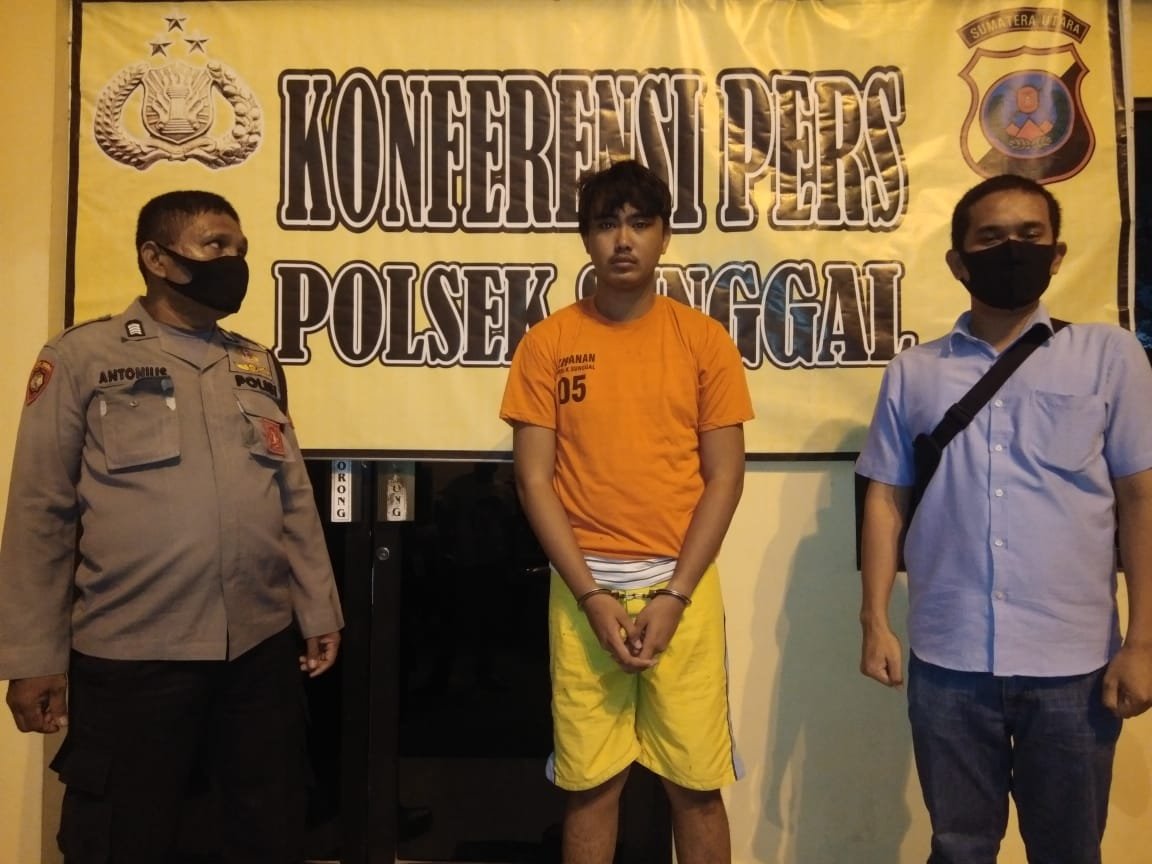 Pengedar Shabu Kelambir V Disergap Polsek Sunggal, 3 Gram Shabu Disita