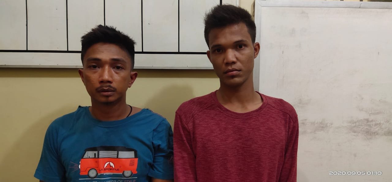 Bobol Warung 2 Maling Disergap Tekab Unit Reskrim Polsek Tanjung Balai Utara