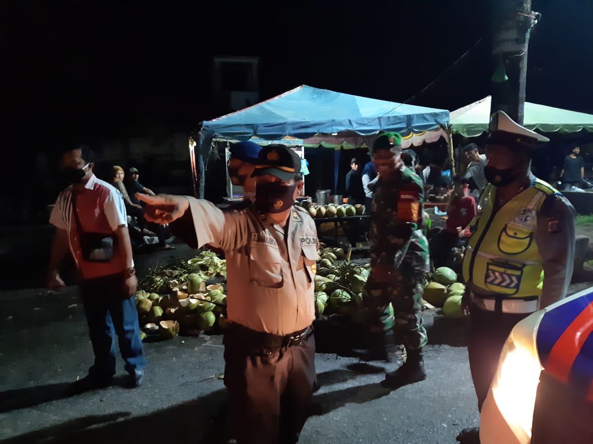 Terapkan Protokol Kesehatan Jelang Pemilukada 2020, Polres Tanjung Balai Gelar Patroli Gabungan Melibatkan TNI dan Pemko