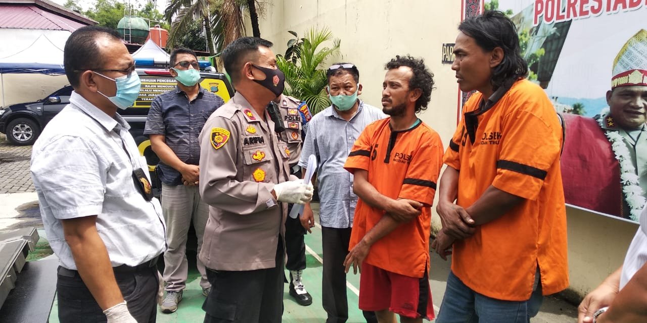 Melawan Petugas 2 Orang Pelaku Pencurian Rumah Ditembak Unit Reskrim Polsek Medan Timur
