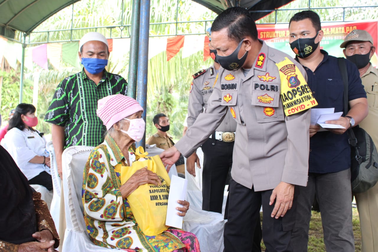 Kapolres Sergai Resmikan Desa Tangguh Di Kecamatan Teluk Mengkudu