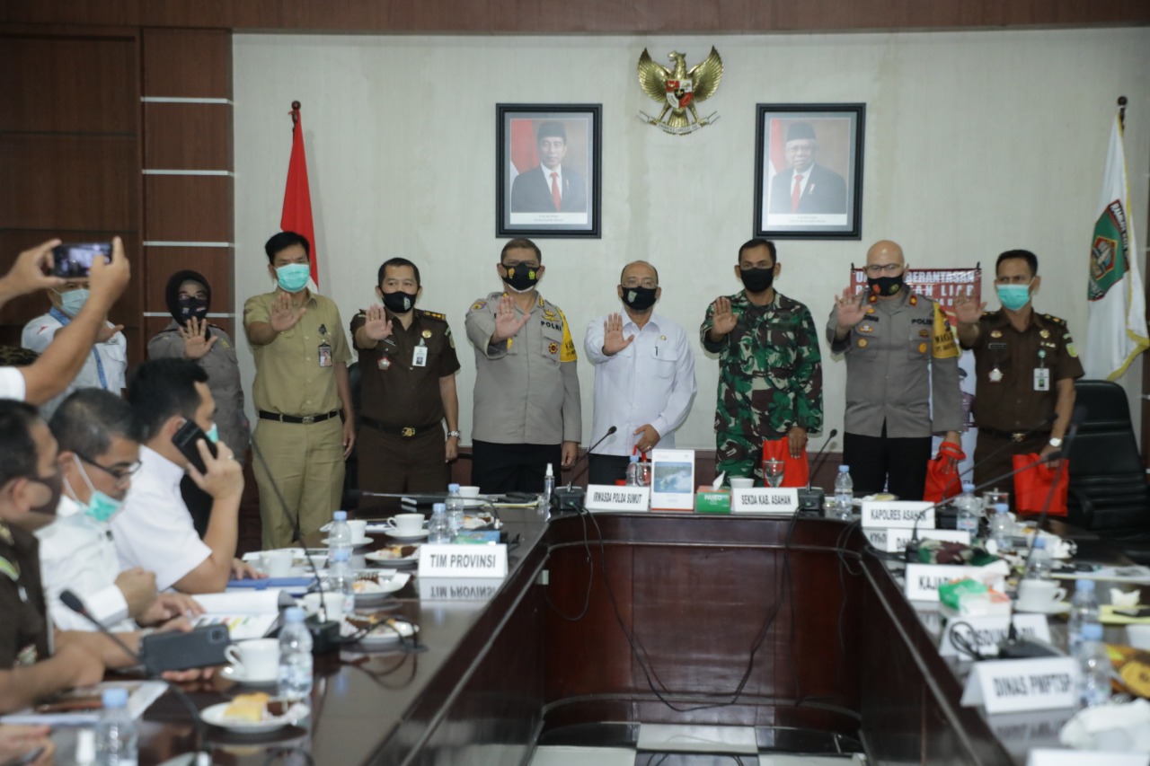 Pemkab Asahan Terima Kunjungan UPP Saber Pungli Provsu