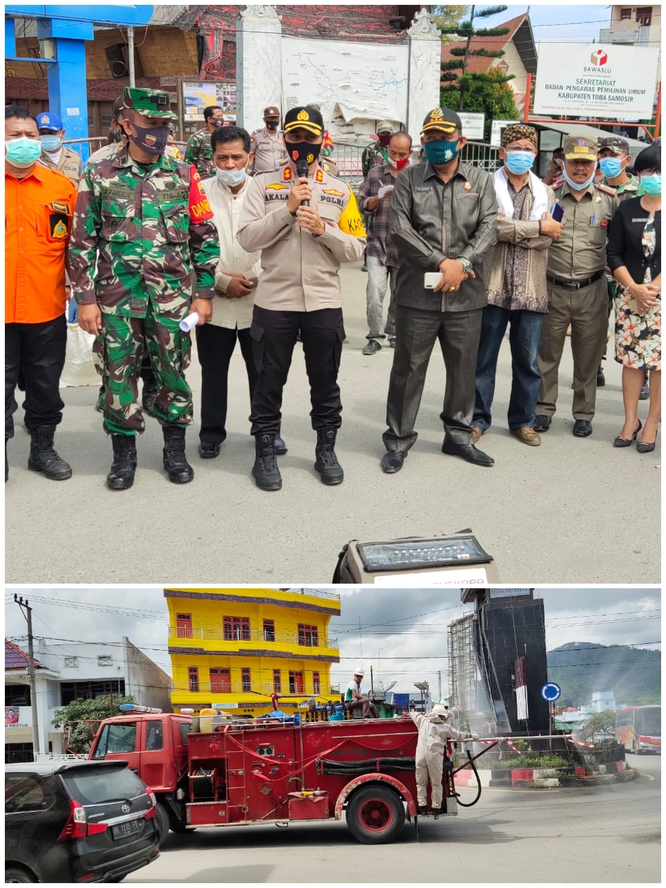 Wajib Masker Bagi Masyarakat Toba Disosialisasikan, Tidak Patuhi prokes Kena Denda Rp 150 ribu