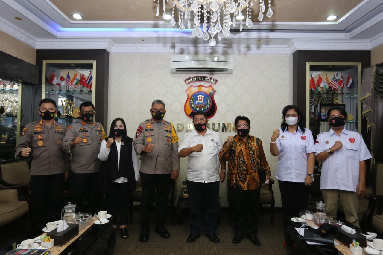 Kapolda Sumut Silaturahmi dan Audiensi Dengan Dewan Pengurus Pusat Komite Masyarakat Danau Toba
