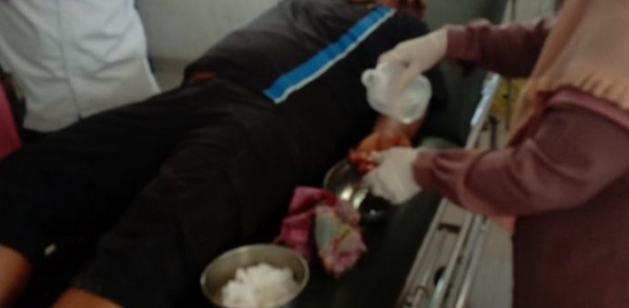 Lagi Patroli Kebun, Petugas Keamanan Dibacok Pencuri Sawit