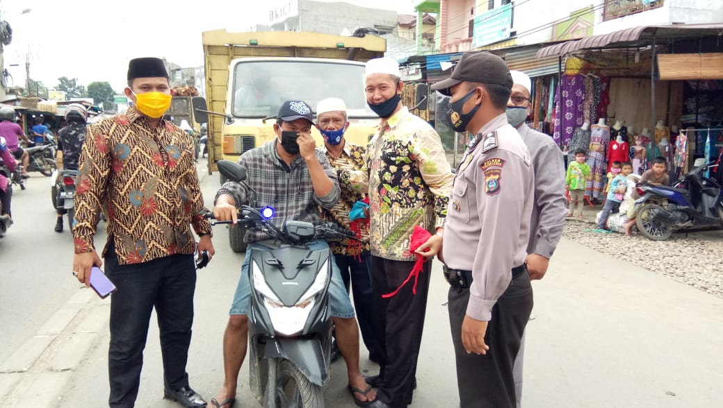 PAMK Polres Palas Ajak Warga Jangan Bosan Pakai MaskerÂ 