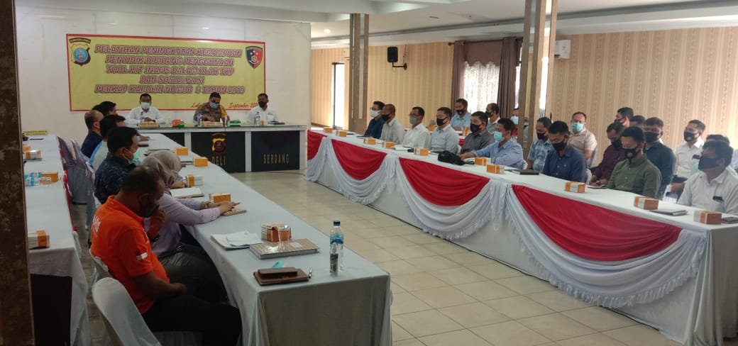 Kapolresta Deli Serdang Buka Sosialisasi Perkap Nomor 06 Tahun 2019 Tentang Penyidikan Tindak Pidana