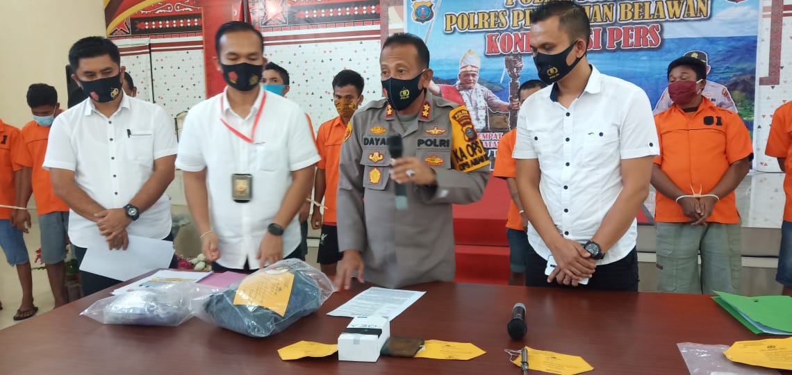 Dalam Dua Pekan, Polres Pelabuhan Belawan Ungkap 11 Kasus Kriminal