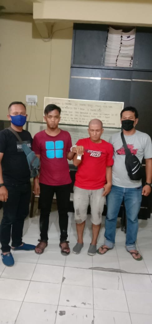 Miliki Narkotika Jenis Shabu, David dan Edo Diamankan Sat Res Narkoba Polres Tanjung Balai