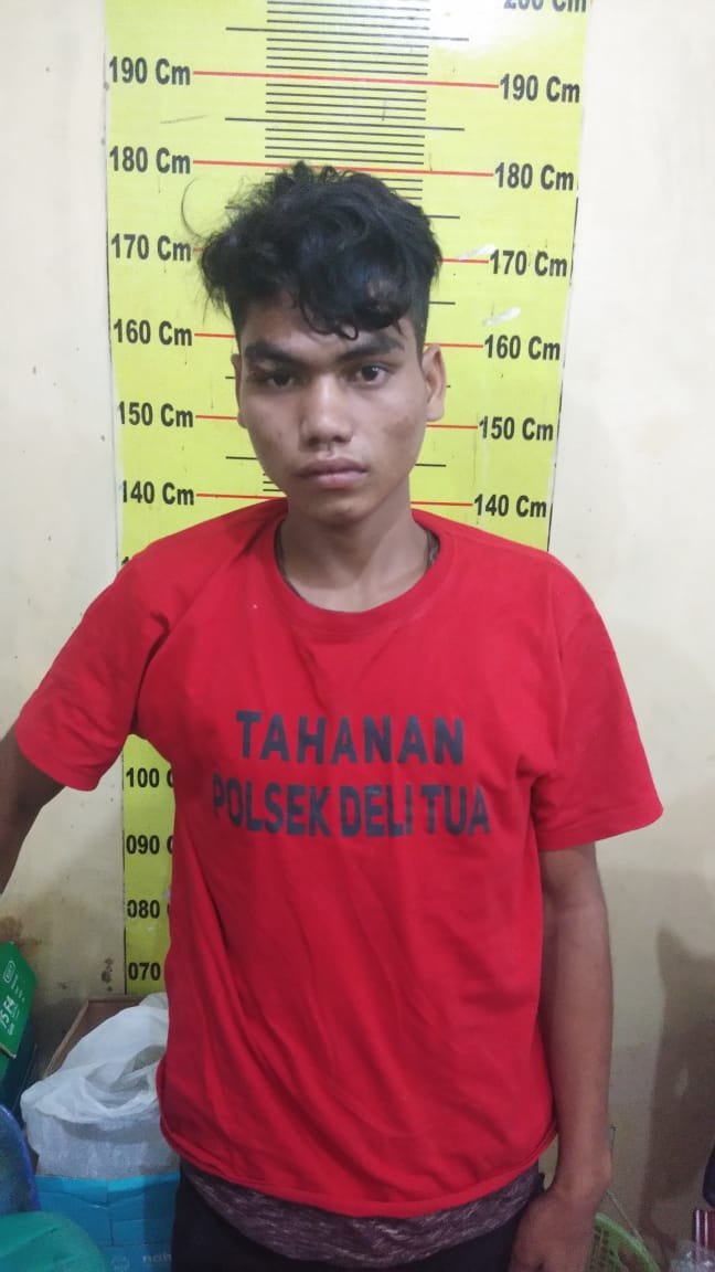 Polsek Delitua Amankan Pencuri HP
