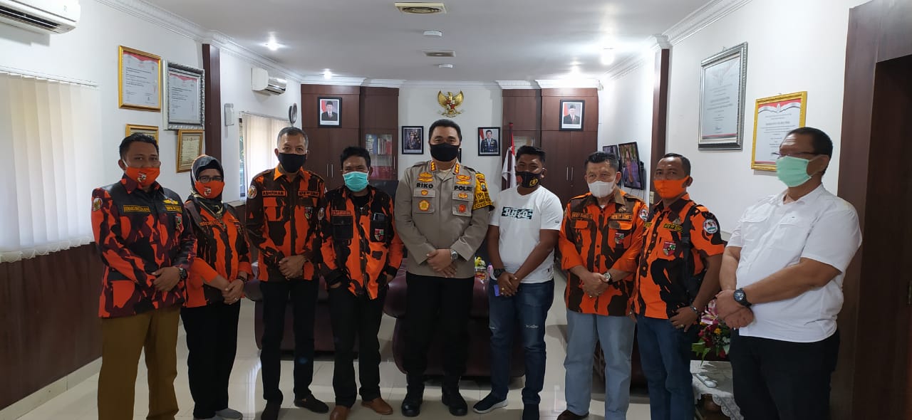 Kapolrestabes Medan Terima Audiensi Panitia Pelaksana Peringatan Hari Kesaktian Pancasila MPW PP Sumut