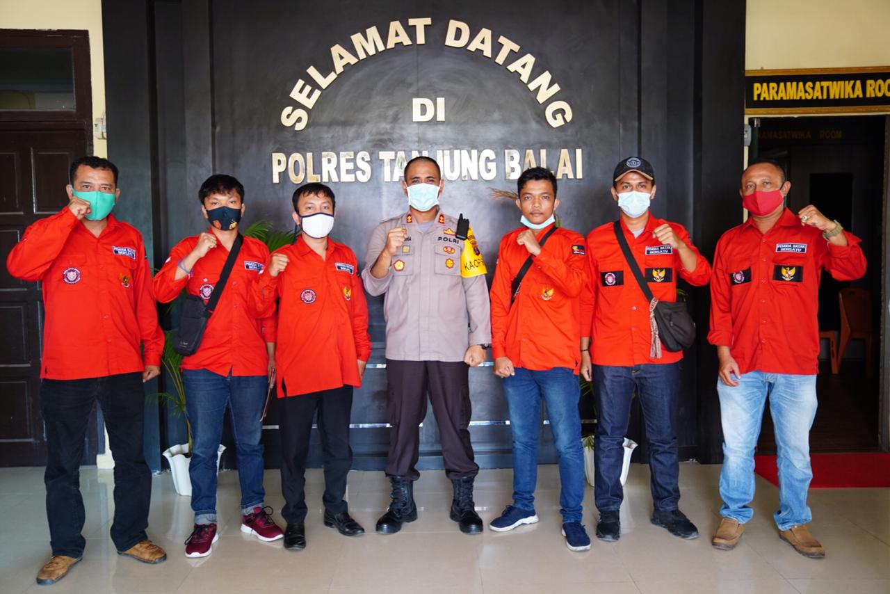 Audiensi DPC PBB Kota Tanjung Balai Hasilkan Visi & Misi Bangun Kebersamaan, Ini Pesan Kapolres Tanjung Balai