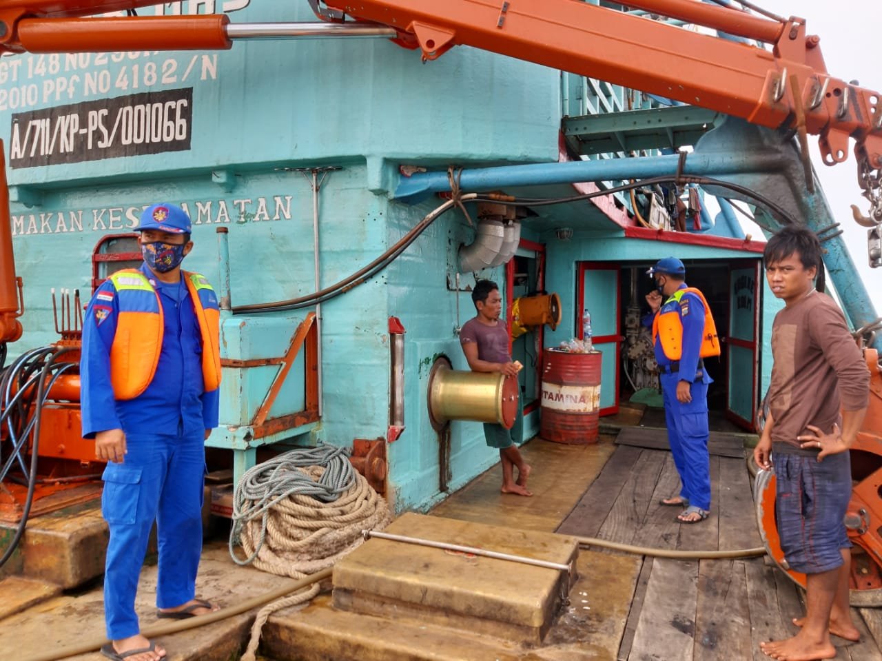SatPolair Polres Tanjung Balai Gelar Patroli Antisipasi Kerawanan Keriminal di Perairan