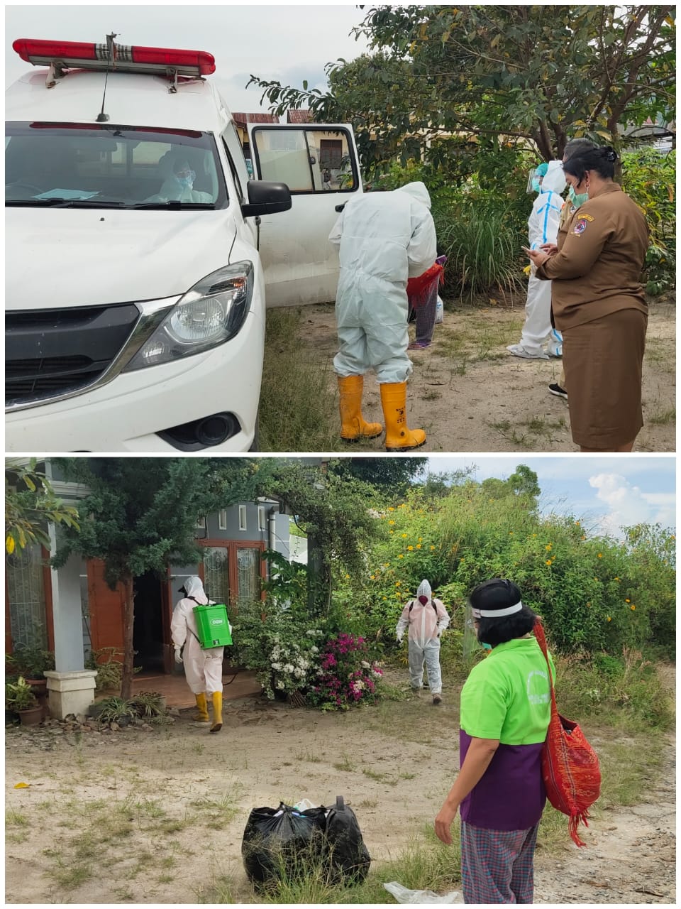 Pasien Positif Covid Hasil Swab Tunjukkan Sikap Kooperatif