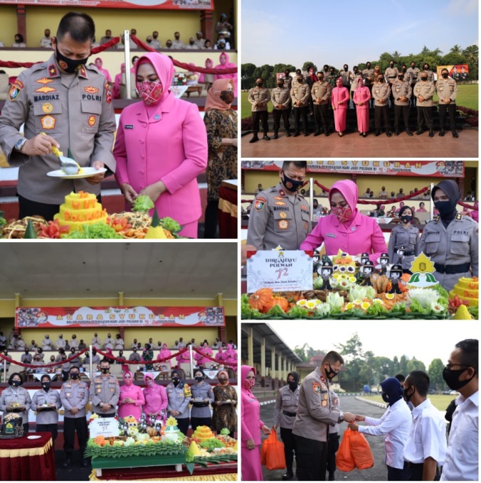 Dengan Kesederhanaan, Stukpa Lemdiklat Polri Menggelar Syukuran HUT Polwan RI Ke 72 Tahun 2020