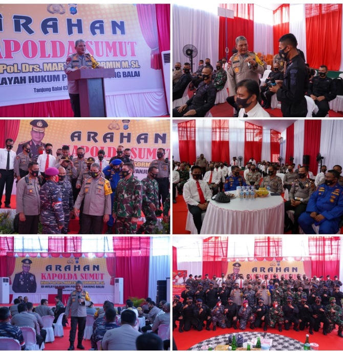 Kapolda Sumut Irjen Pol Martuani Sormin : Sinergitas TNI-Polri dan Pemerintah Mampu Atasi Covid-19