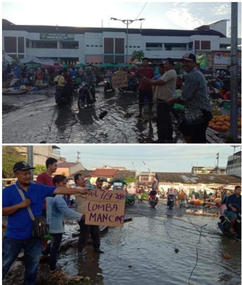 Pasar Tradisional Marelan Kumuh, Becek Seperti Kubangan Kerbau