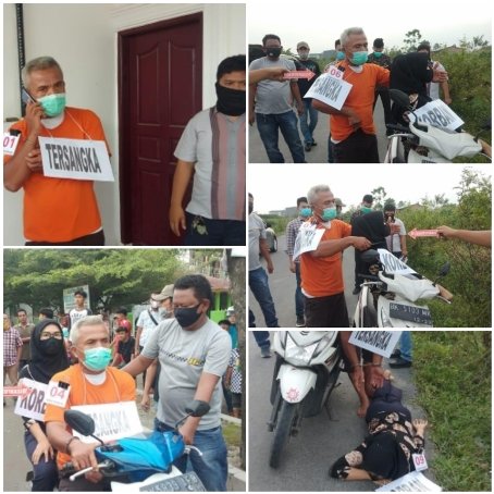 Polrestabes Medan Gelar Pra Rekon, Tersangka Pembunuh Fitri Yanti Perlihatkan 10 Adegan