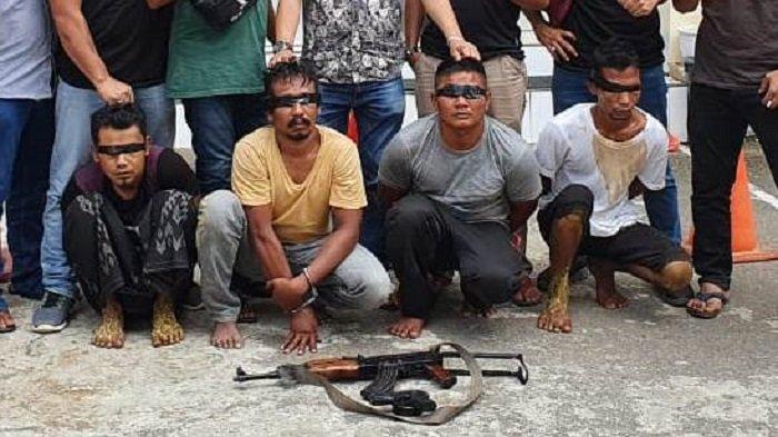 Polres Lhokseumawe Ringkus 4 Pelaku Penculikan Bos Dealer Sepeda Motor
