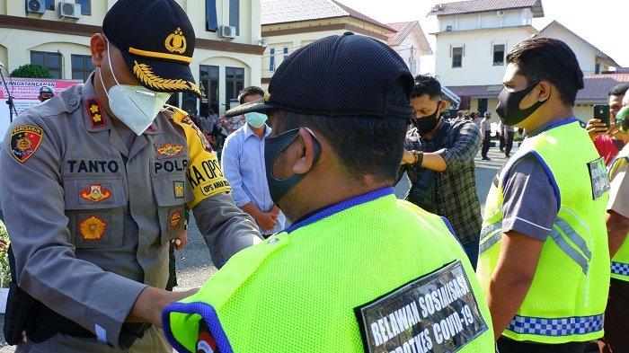Polres Lhokseumawe Kembali Bentuk Relawan Pengawasan dan Sosialisasi Covid-19