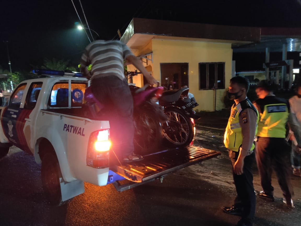 Polres Tanjung Balai Amankan Pelaku Balap Liar