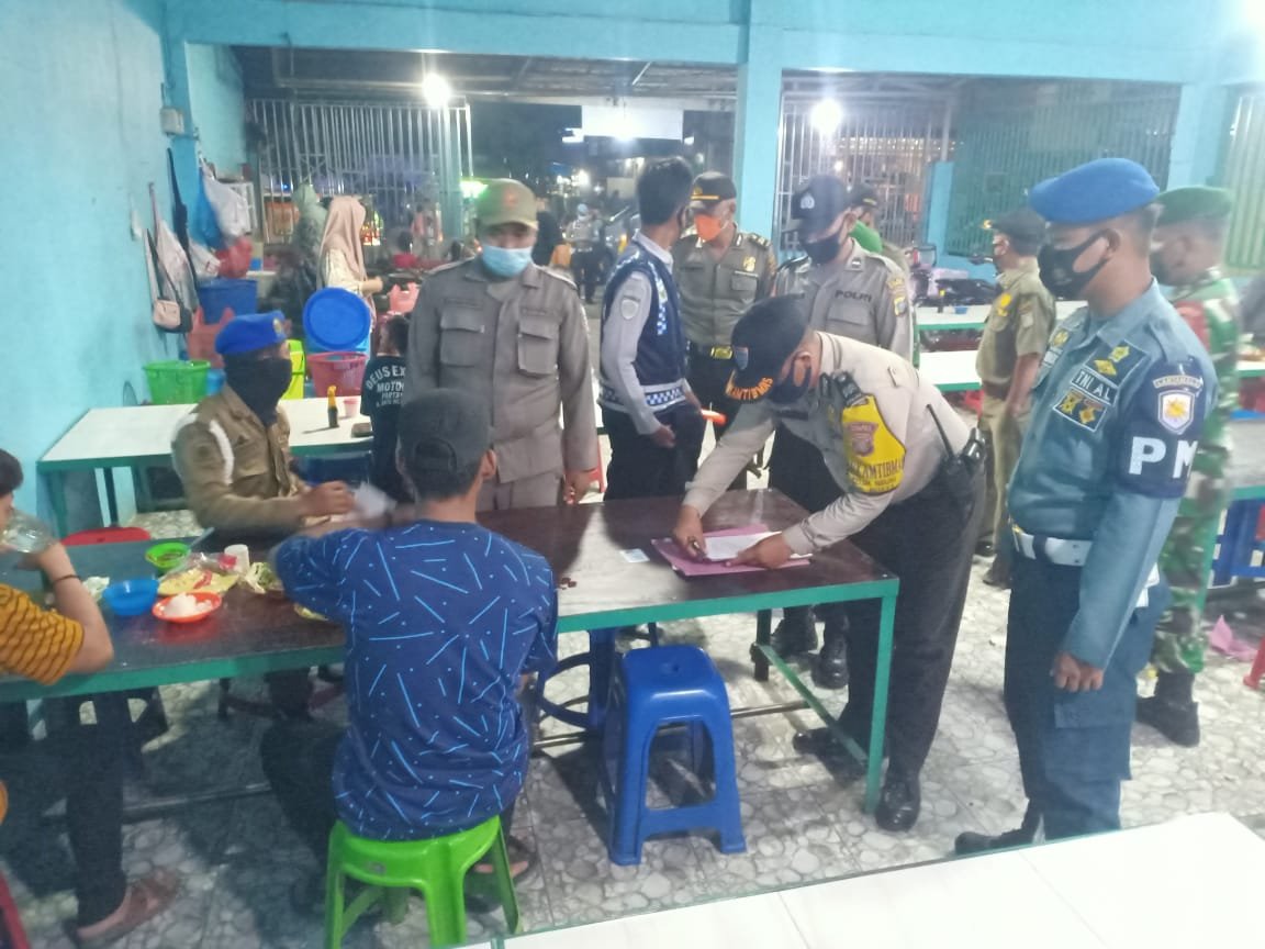 Polres Tanjung Balai Tindak Tegas 111 Pelanggar Prokes Covid-19