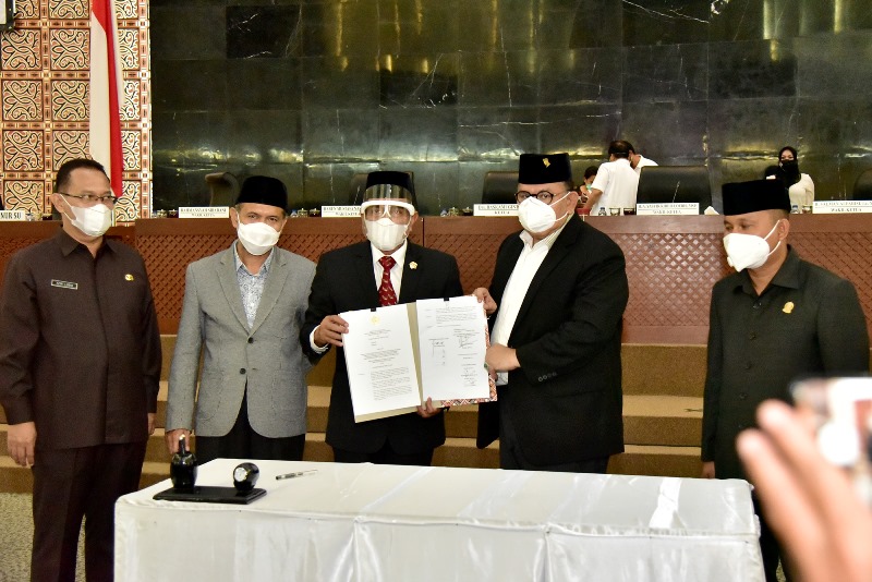 P-APBD Sumut 2020 Disahkan  Gubernur Minta OPD Laksanakan Program  Sesuai Ketentuan Perundang-undangan