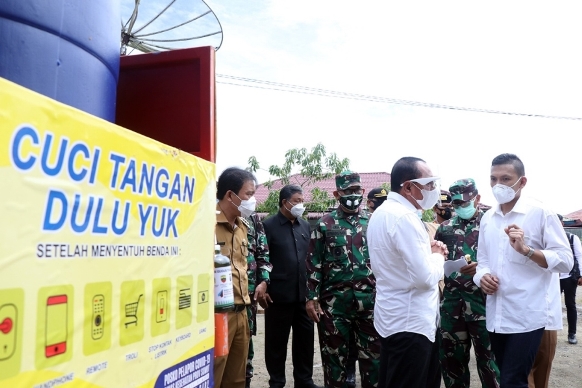 Tinjau Kesiapan Satgasus Penanganan Covid-19 Kepulauan Nias,  Edy Rahmayadi Harapkan  14 Hari Hasilnya Maksimal