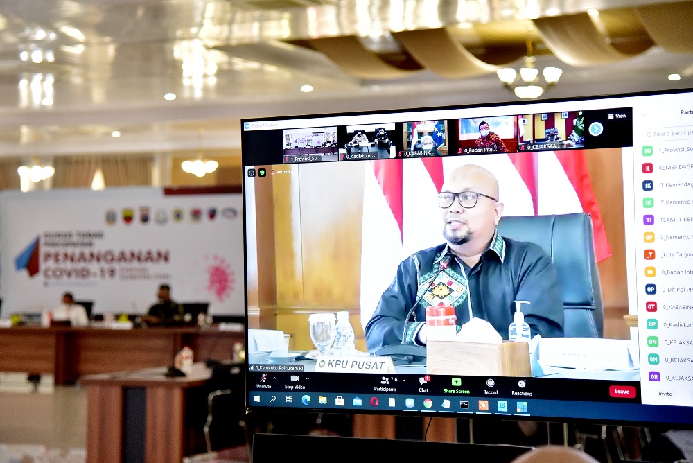 Penegakan Hukum Pilkada Serentak 2020,  Edy Rahmayadi Perintahkan  21 Kabupaten/Kota Segera Laksanakan Rakor