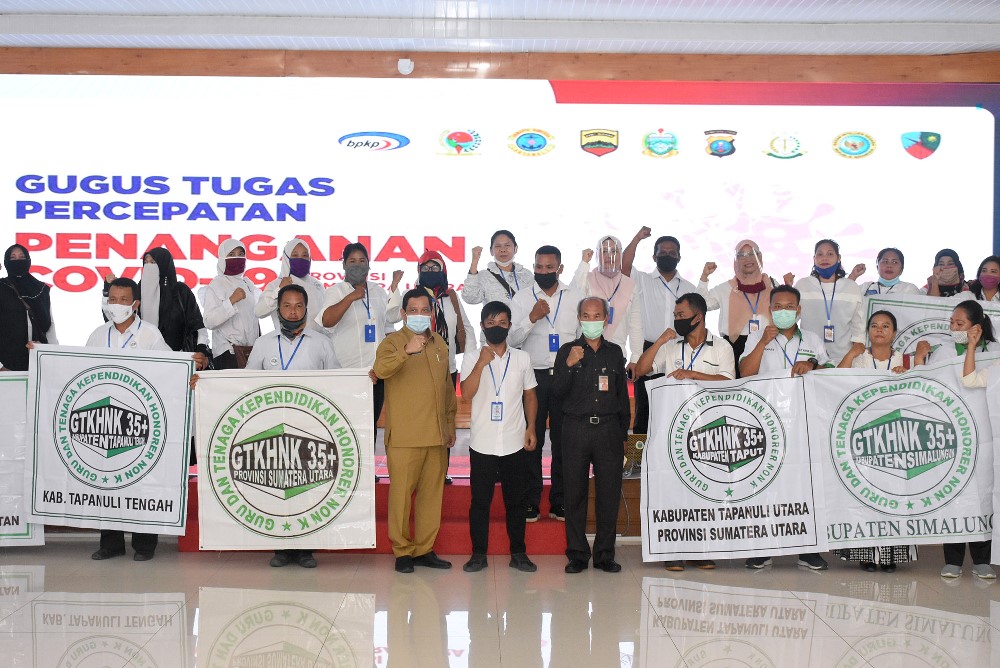 Untuk Diangkat PNS, Pemprovsu Terima Aspirasi Guru dan Tenaga Kependidikan Honorer
